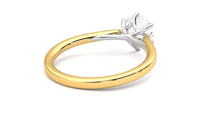 Taylor & Hart Eve Round Engagement Ring 360 degree image 13