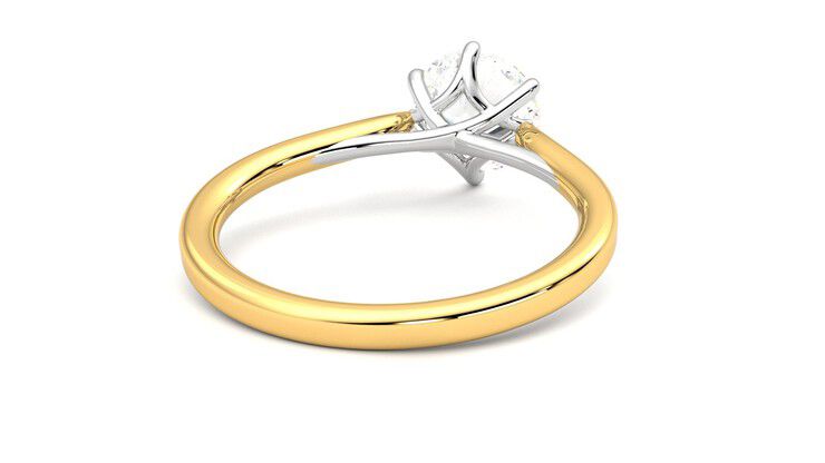 Taylor & Hart Eve Round Engagement Ring 360 degree image 14