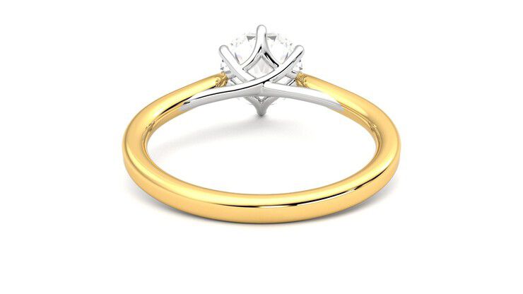 Taylor & Hart Eve Round Engagement Ring 360 degree image 15