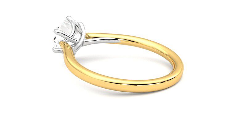 Taylor & Hart Eve Round Engagement Ring 360 degree image 18
