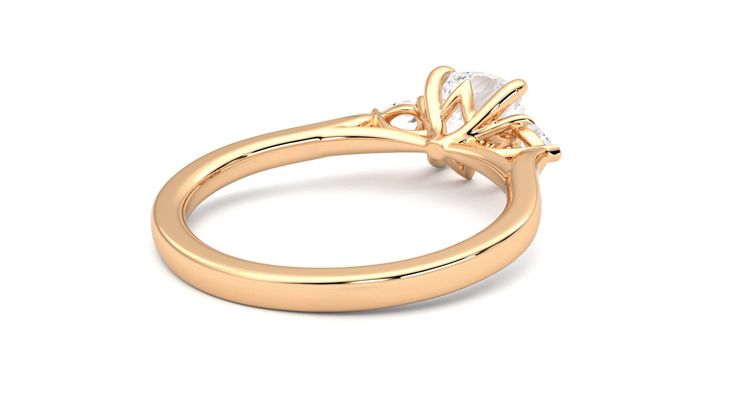 Taylor & Hart Faith Cushion Engagement Ring 360 degree image 13