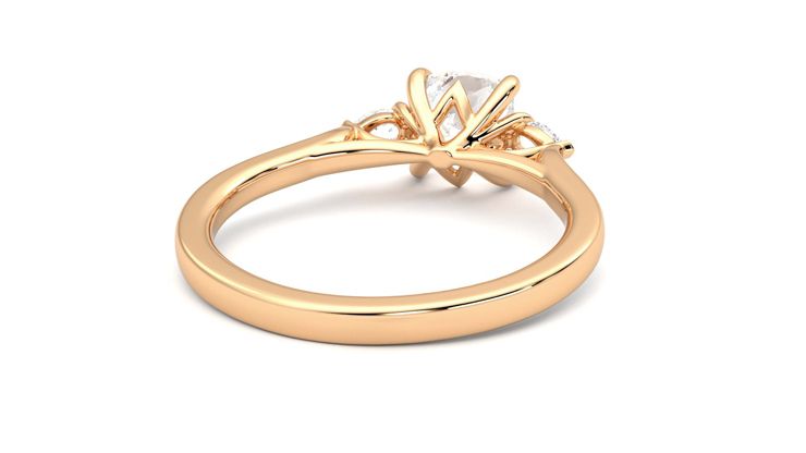Taylor & Hart Faith Cushion Engagement Ring 360 degree image 14