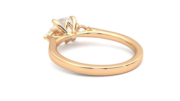 Taylor & Hart Faith Cushion Engagement Ring 360 degree image 17