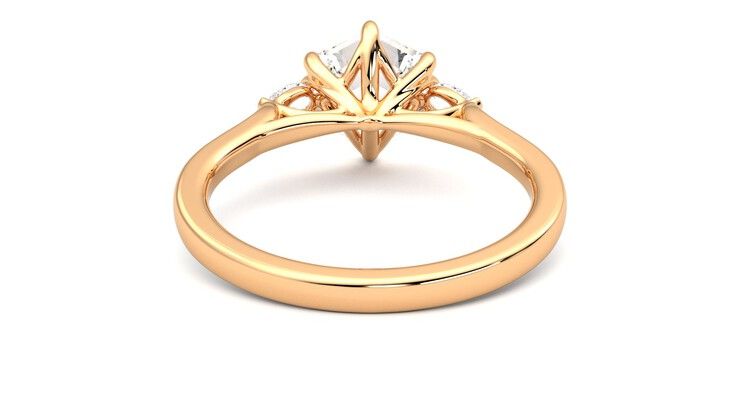 Taylor & Hart Faith Hexagonal Engagement Ring 360 degree image 15