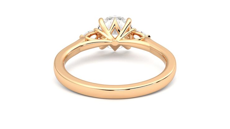 Taylor & Hart Faith Round Engagement Ring 360 degree image 15