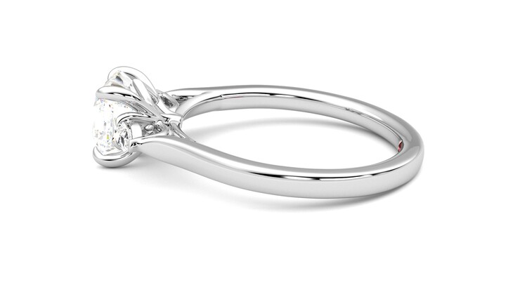 Taylor & Hart Faith Asscher Engagement Ring 360 degree image 20