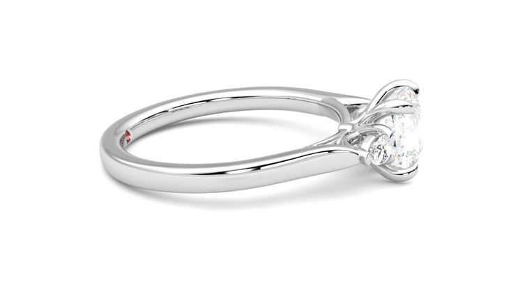 Taylor & Hart Faith Cushion Engagement Ring 360 degree image 9