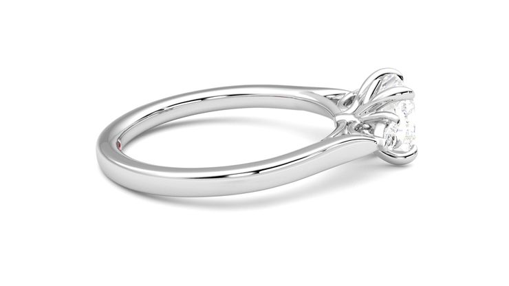 Taylor & Hart Faith Cushion Engagement Ring 360 degree image 10