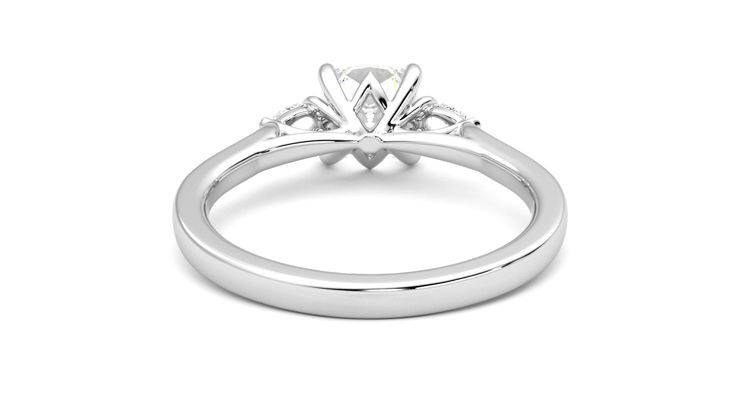 Taylor & Hart Faith Cushion Engagement Ring 360 degree image 15