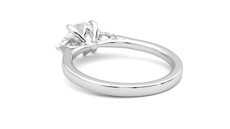 Taylor & Hart Faith Cushion Engagement Ring 360 degree image 17