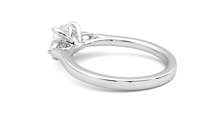 Taylor & Hart Faith Cushion Engagement Ring 360 degree image 18