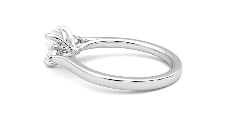 Taylor & Hart Faith Cushion Engagement Ring 360 degree image 19
