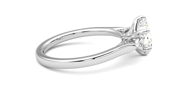 Taylor & Hart Faith Hexagonal Engagement Ring 360 degree image 10