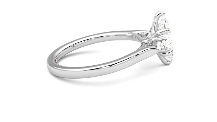 Taylor & Hart Faith Marquise Engagement Ring 360 degree image 10