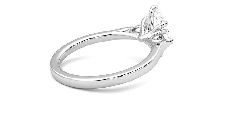 Taylor & Hart Faith Marquise Engagement Ring 360 degree image 12