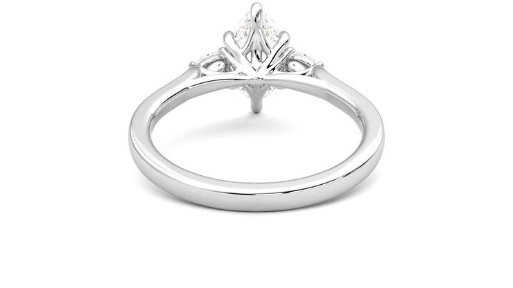 Taylor & Hart Faith Marquise Engagement Ring 360 degree image 15
