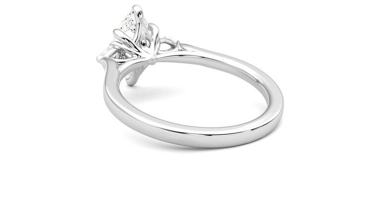 Taylor & Hart Faith Marquise Engagement Ring 360 degree image 17