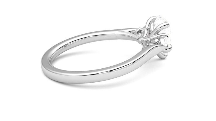 Taylor & Hart Faith Pear Engagement Ring 360 degree image 11