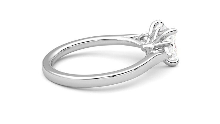 Taylor & Hart Faith Princess Engagement Ring 360 degree image 11