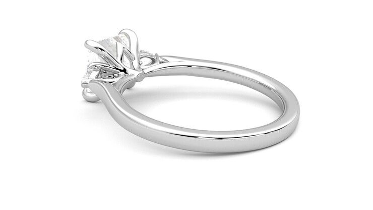 Taylor & Hart Faith Princess Engagement Ring 360 degree image 18