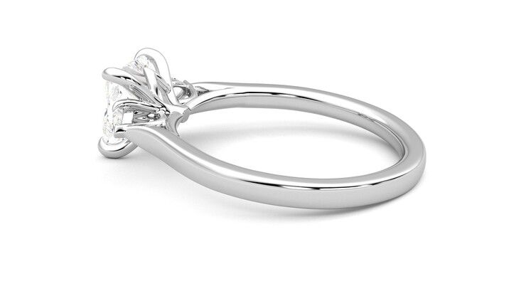 Taylor & Hart Faith Princess Engagement Ring 360 degree image 19