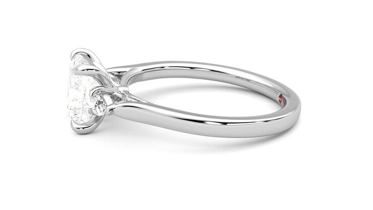Taylor & Hart Faith Princess Engagement Ring 360 degree image 21