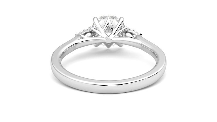 Taylor & Hart Faith Round Engagement Ring 360 degree image 15