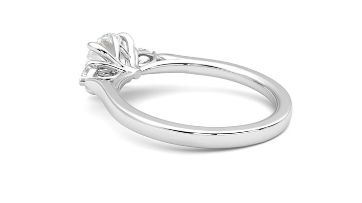 Taylor & Hart Faith Round Engagement Ring 360 degree image 18