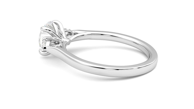Taylor & Hart Faith Round Engagement Ring 360 degree image 19