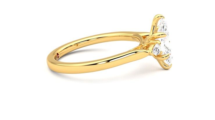 Taylor & Hart Faith Marquise Engagement Ring 360 degree image 9