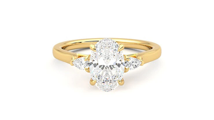 Taylor & Hart Faith Oval Engagement Ring 360 detail 01
