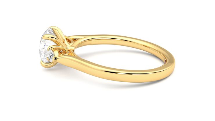 Taylor & Hart Faith Round Engagement Ring 360 degree image 20