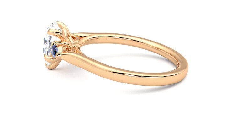 Taylor & Hart Faith Pear Engagement Ring 360 degree image 20