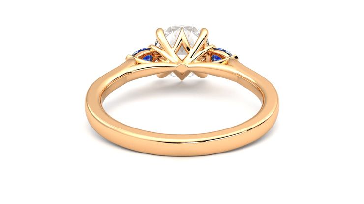 Taylor & Hart Faith Round Engagement Ring 360 degree image 15