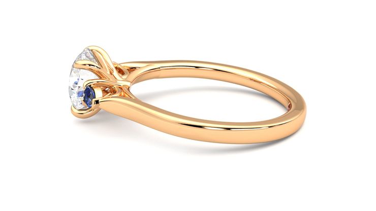 Taylor & Hart Faith Round Engagement Ring 360 degree image 20