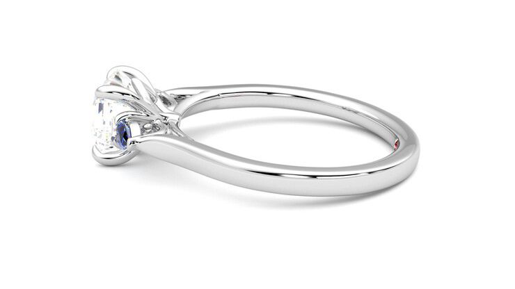 Taylor & Hart Faith Asscher Engagement Ring 360 degree image 20