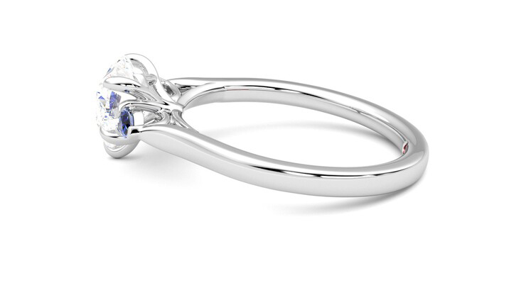 Taylor & Hart Faith Heart Engagement Ring 360 degree image 20