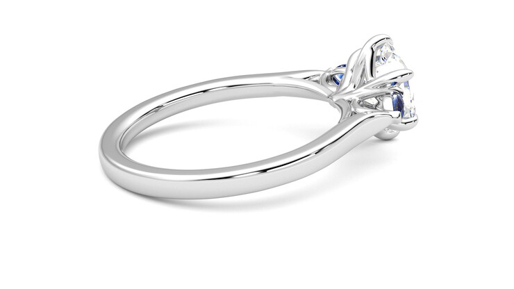 Taylor & Hart Faith Hexagonal Engagement Ring 360 degree image 11