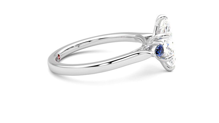 Taylor & Hart Faith Marquise Engagement Ring 360 degree image 9