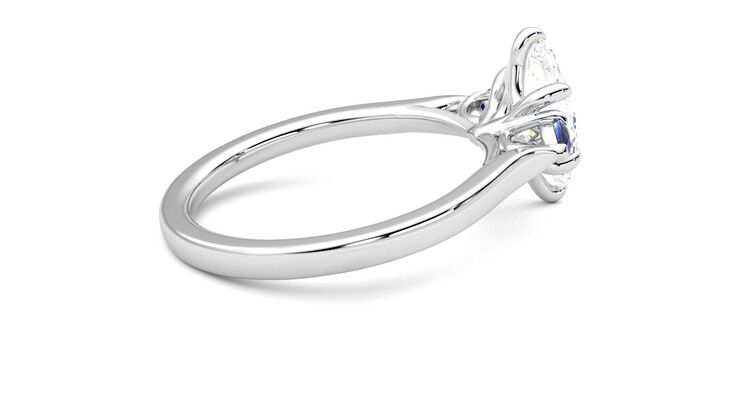 Taylor & Hart Faith Marquise Engagement Ring 360 degree image 11