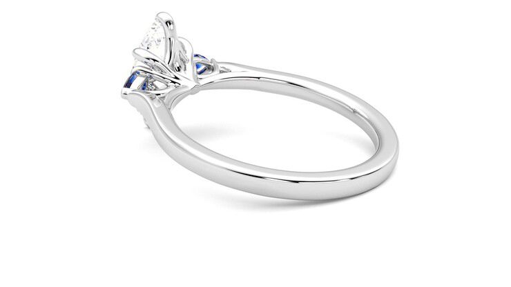 Taylor & Hart Faith Marquise Engagement Ring 360 degree image 18