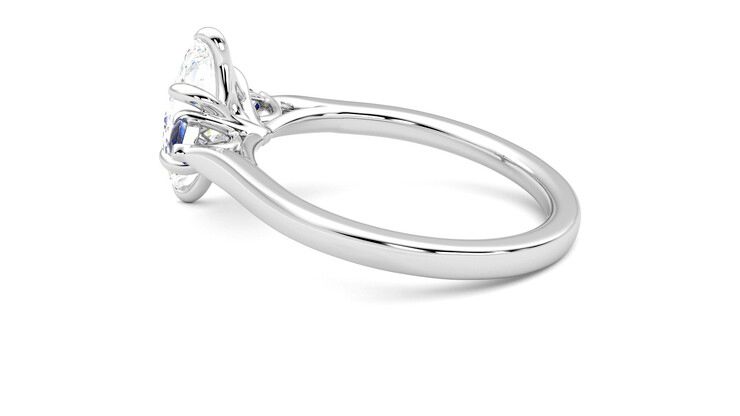 Taylor & Hart Faith Marquise Engagement Ring 360 degree image 19