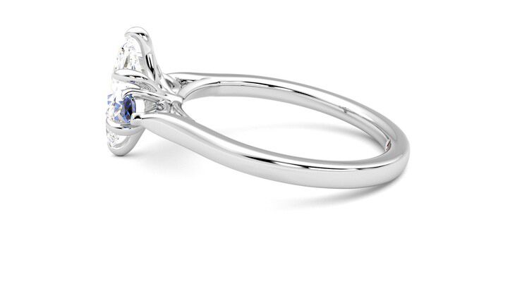 Taylor & Hart Faith Marquise Engagement Ring 360 degree image 20