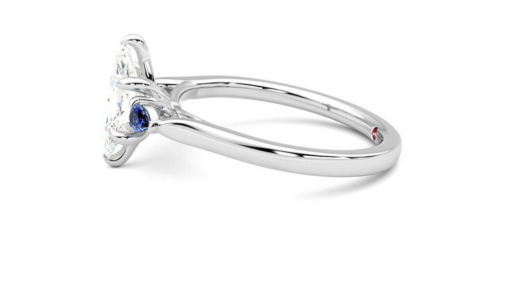 Taylor & Hart Faith Marquise Engagement Ring 360 degree image 21