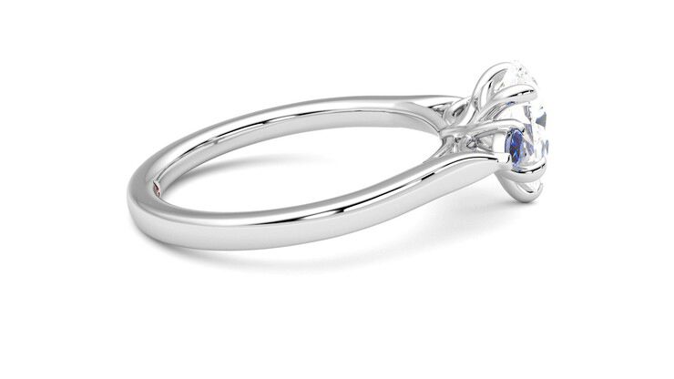 Taylor & Hart Faith Pear Engagement Ring 360 degree image 10