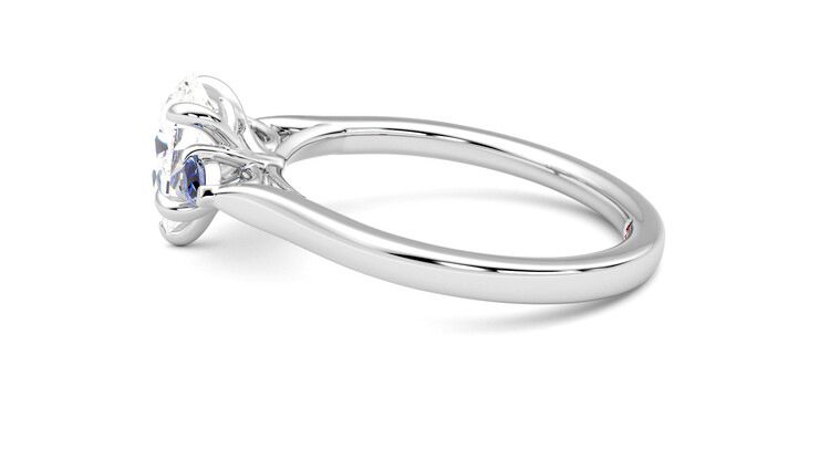 Taylor & Hart Faith Pear Engagement Ring 360 degree image 20