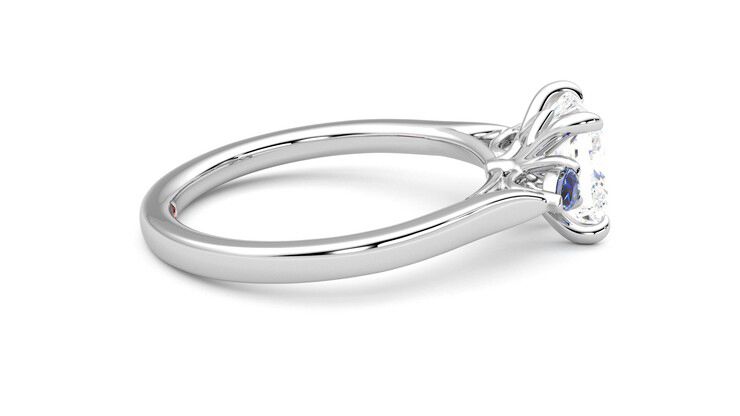 Taylor & Hart Faith Princess Engagement Ring 360 degree image 10