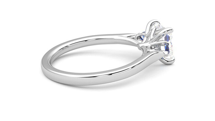 Taylor & Hart Faith Princess Engagement Ring 360 degree image 11