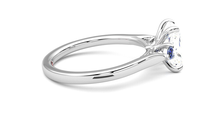 Taylor & Hart Faith Radiant Engagement Ring 360 degree image 10