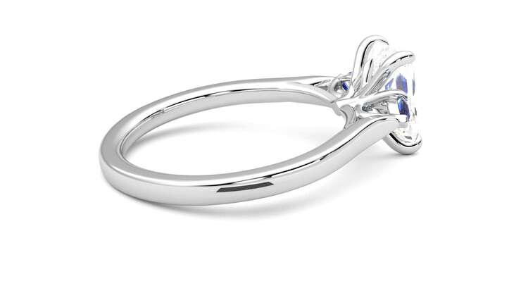 Taylor & Hart Faith Radiant Engagement Ring 360 degree image 11